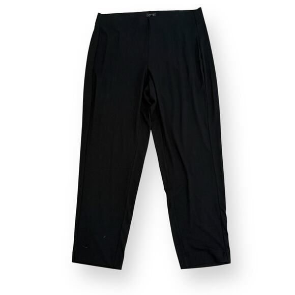 J. Jill Pants - J Jill Wearever Collection Black Forward Seam Slim Ankle Pants Womens XL Tall